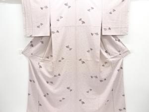 未使用品　扇模様小紋着物